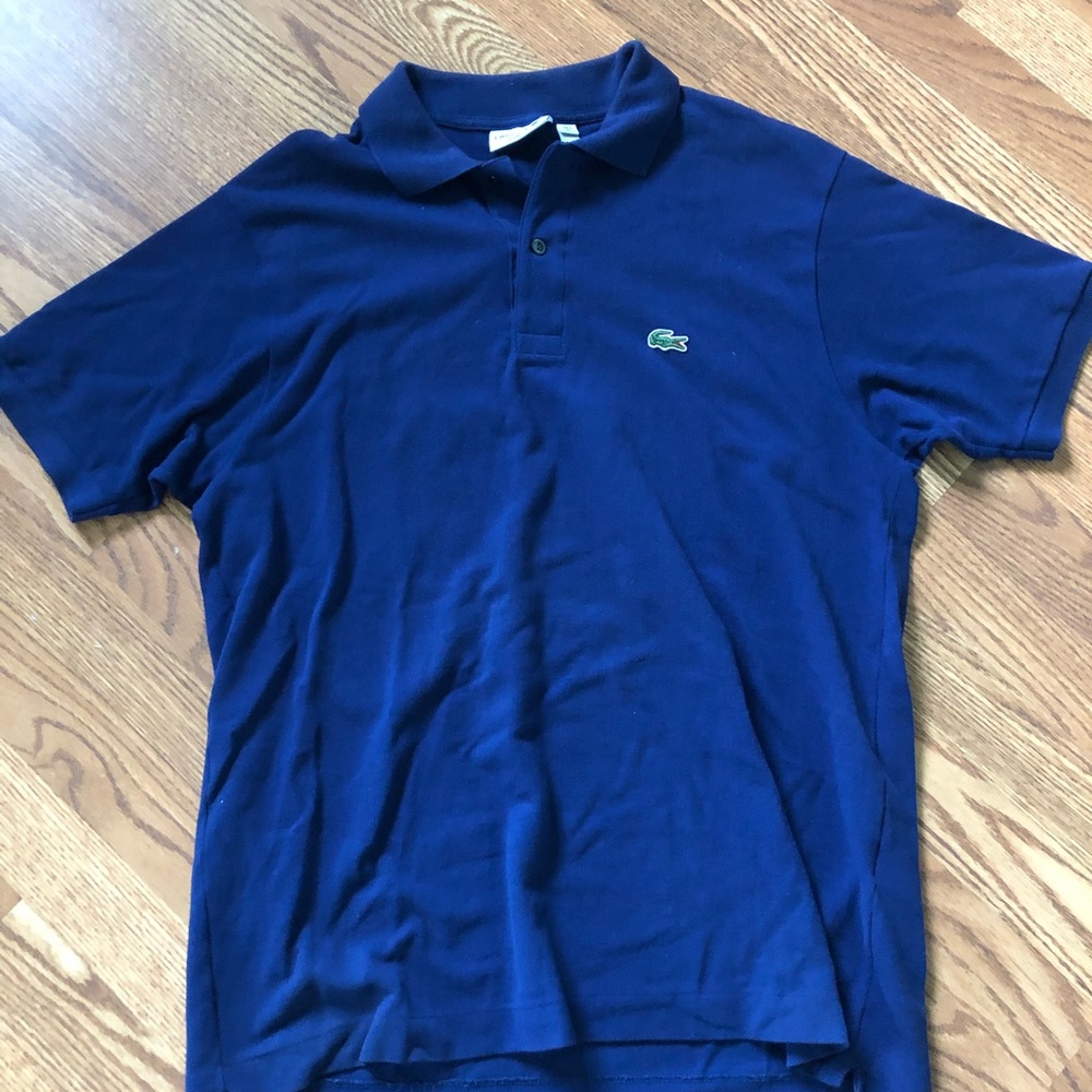 Men's Blue Lacoste Polo Size 5 (L) Very Nice!!!